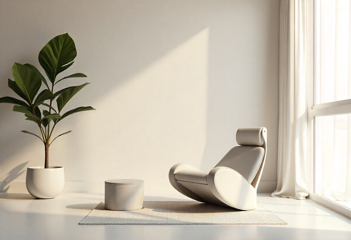 Sculptural Lounge Chair